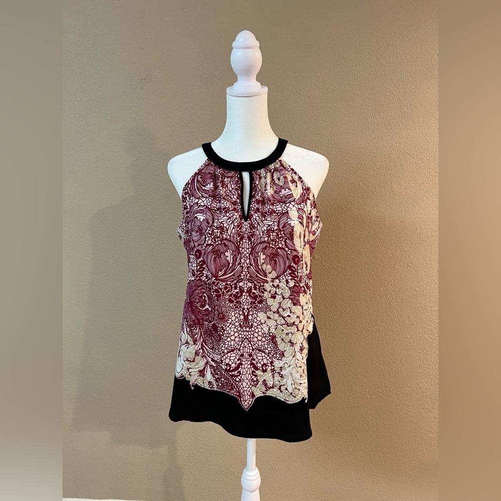 New York & Company Women’s Size Small Floral Halter Top
